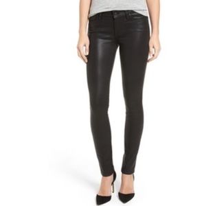 Paige Wax Coated Jeans